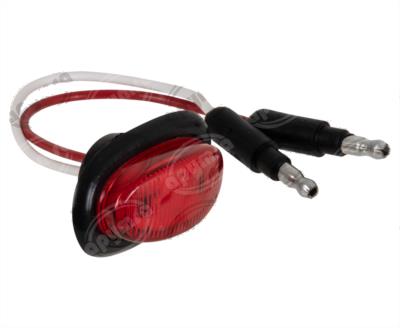 LUZ POSICION ROJO 12V 2 LEDS ( FRIJOLITO ) GROTE 47962 