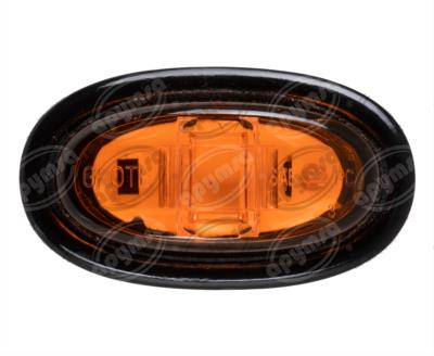 LUZ POSICION AMBAR 12V 2 LEDS CON CONECTOR ( FRIJOLITO ) GROTE 45302 