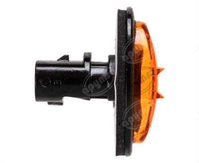 LUZ POSICION AMBAR 12V 2 LEDS CON CONECTOR ( FRIJOLITO ) GROTE 45302 