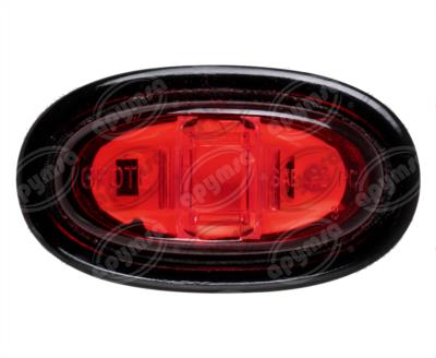 LUZ POSICION ROJO 12V 2 LEDS CON CONECTOR ( FRIJOLITO ) GROTE 45302 