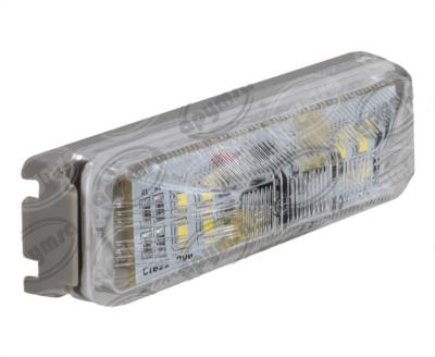 LUZ POSICION MICA TRANSPARENTE 12V 8 LEDS SELLADA LUZ DESTELLO TRAKTOLAMP 8013DC 