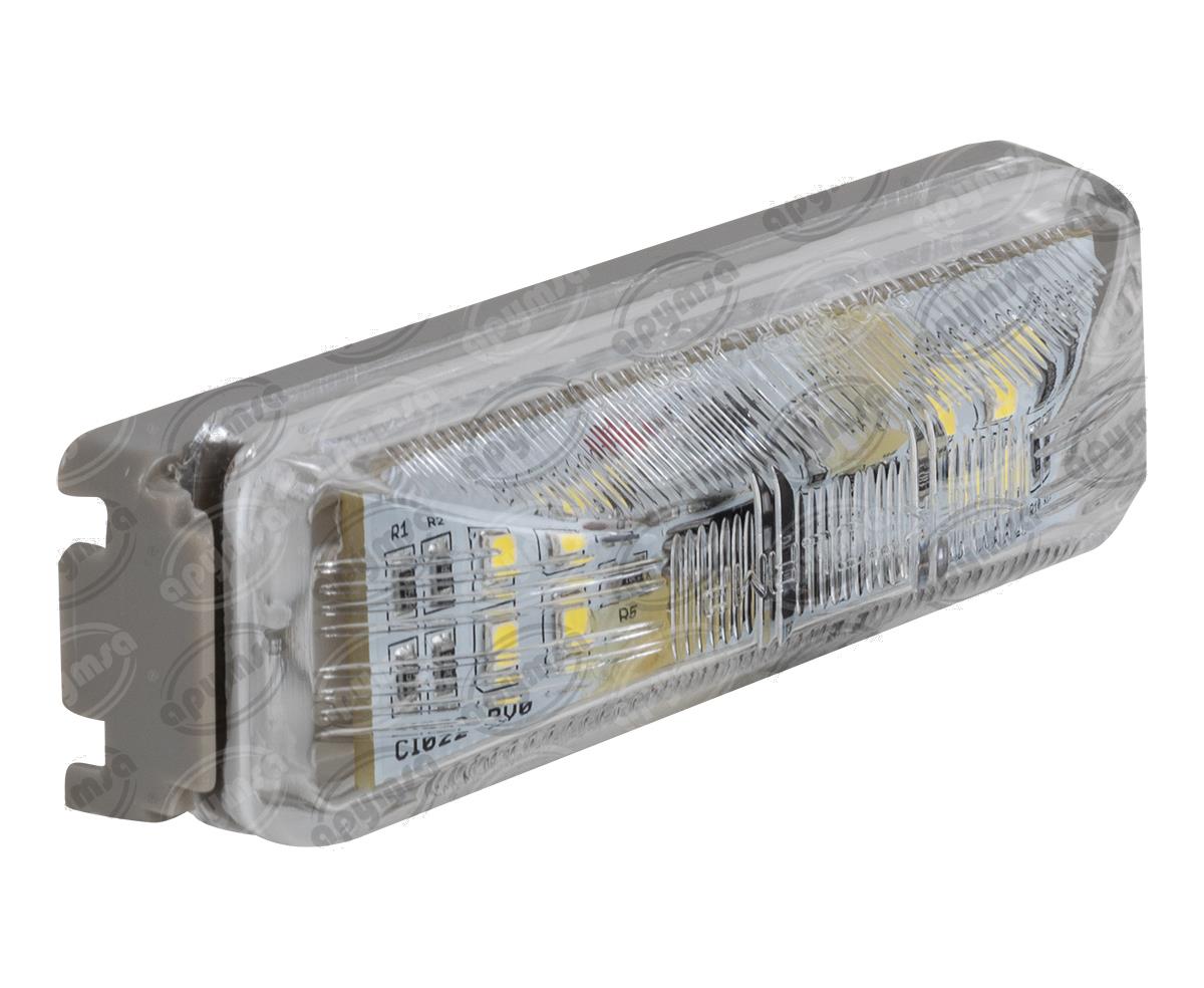 LUZ POSICION MICA TRANSPARENTE 12V 8 LEDS SELLADA LUZ DESTELLO TRAKTOLAMP 8013DC 