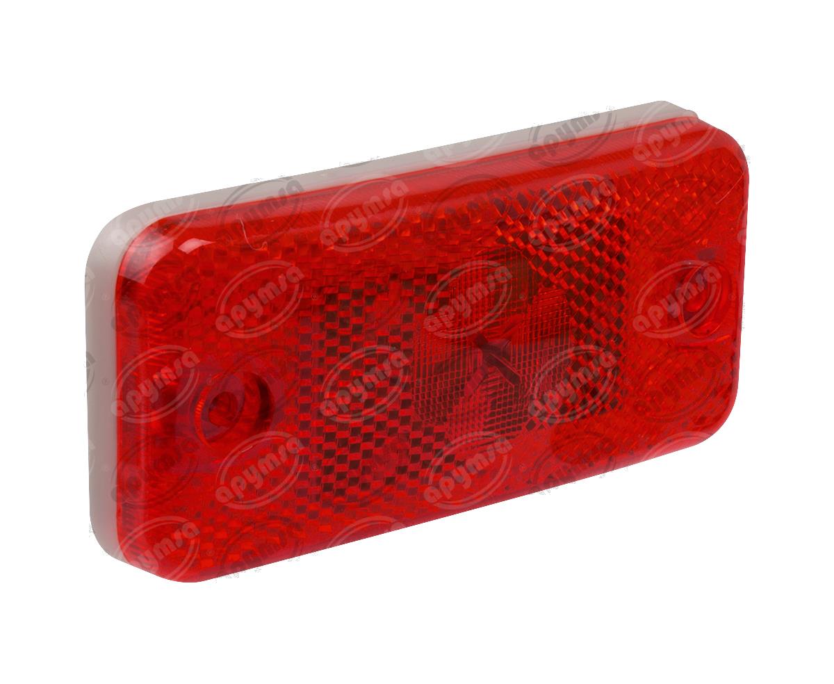 LUZ POSICION MICA ROJA 24V 2 LEDS SELLADO AUTOBUS VOLVO 9700 LUXURY BRËSSER-LKW 21AVO2SD004 