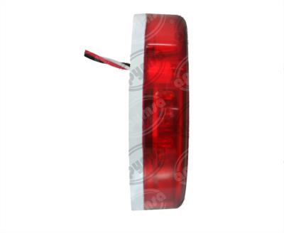 LUZ POSICION MICA ROJA 24V 5 LEDS LED REDONDO MARCOPOLO PLASTICOS RECORD 1052 