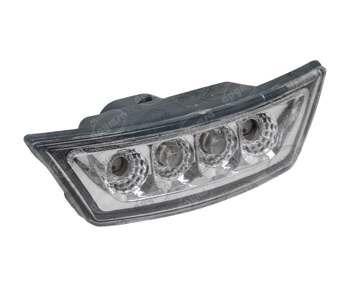 LUZ DIRECCIONAL MICA TRANSPARENTE 24V 2 LEDS PARA ESPEJO LED MARCOPOLO G7 BRËSSER-LKW 21AMP2DI031 