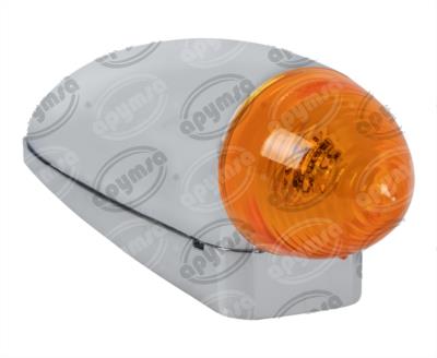 LUZ POSICION MICA AMBAR LATERAL 12V TIPO ZEPELIN CROMADO MACK HDLT TD01-04-006B 