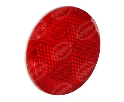 LUZ REFLEJANTE MICA ROJA ADHESIVA PLASTICOS RECORD 504 