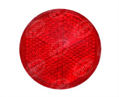 LUZ REFLEJANTE MICA ROJA ADHESIVA PLASTICOS RECORD 504 