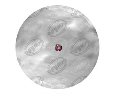LUZ REFLEJANTE MICA ROJA CON ARILLO CROMADO PLASTICOS RECORD 505 