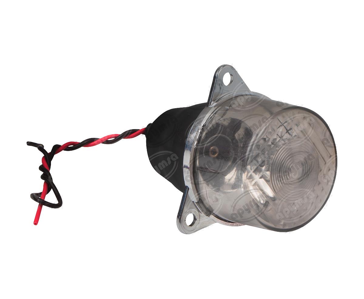 LUZ REVERSA MICA TRANSPARENTE 12V 55MM REDONDA HUMO TIPO HELLA AYCO PLASTICOS RECORD 1039 