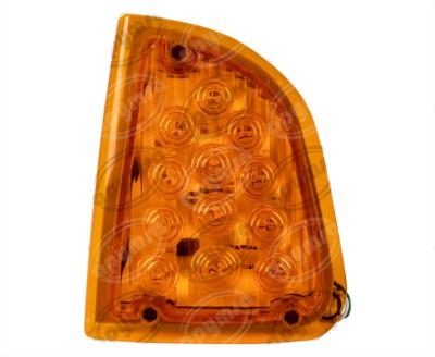 LUZ DIRECCIONAL MICA AMBAR IZQUIERDA 12V 12 LEDS KENWORTH TRAKTOLAMP 8357L 