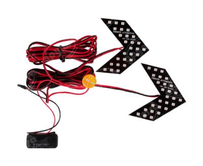 LUZ TIPO CINTA CON LED AMBAR 12V FORMA FLECHA AUTO ADHERIBLE EXTREME FEC52033 