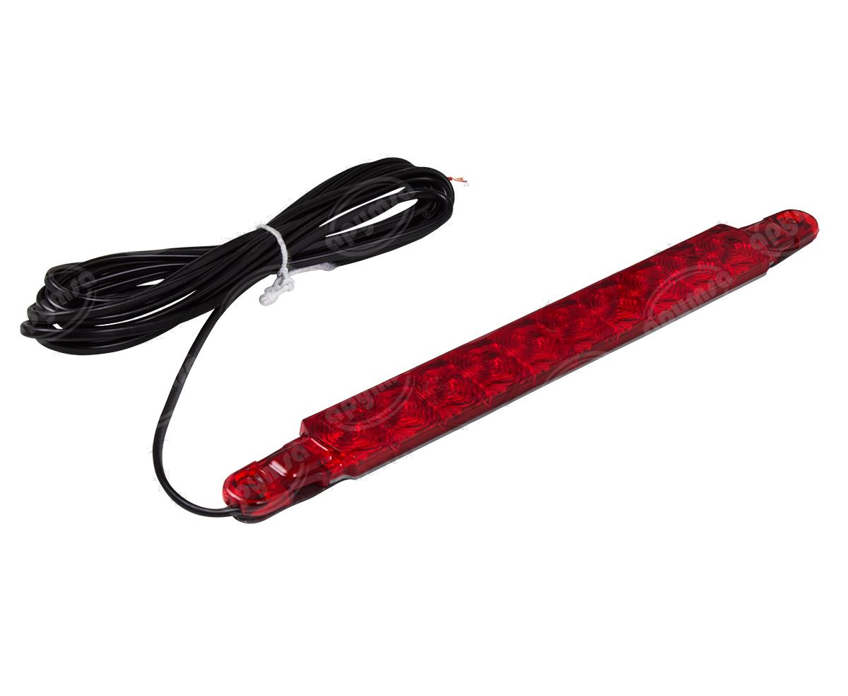 LUZ DE FRENO TRASERA MICA ROJA 24V 10 LEDS IRIZAR PB HELLA HD 343106017 