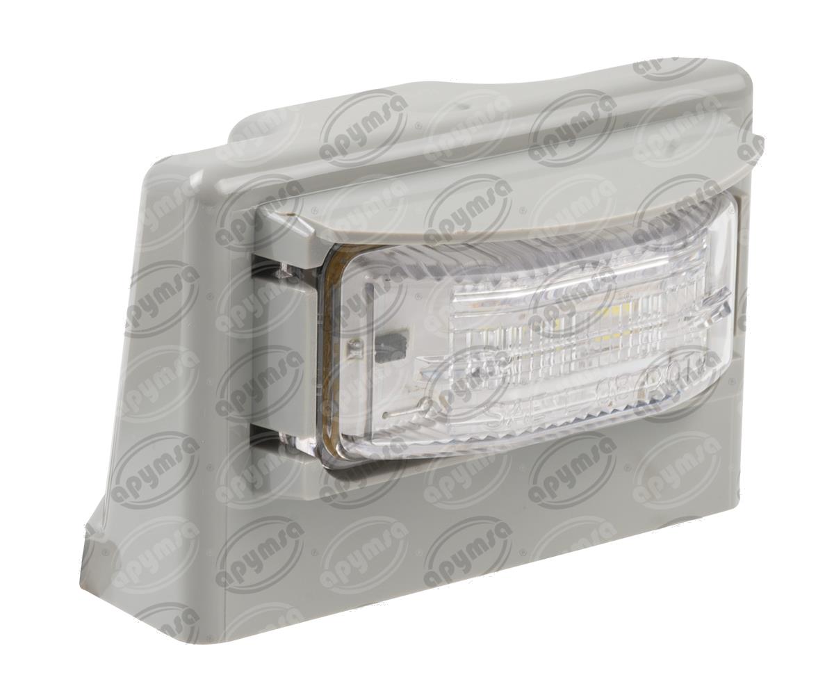 LUZ CORTESIA LED PLACA SOPORTE GRIS LUCIDITY 2692002 