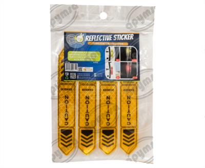STICKER REFLEJANTE 4PZ PARA PUERTAS WILCOTEC 06200 