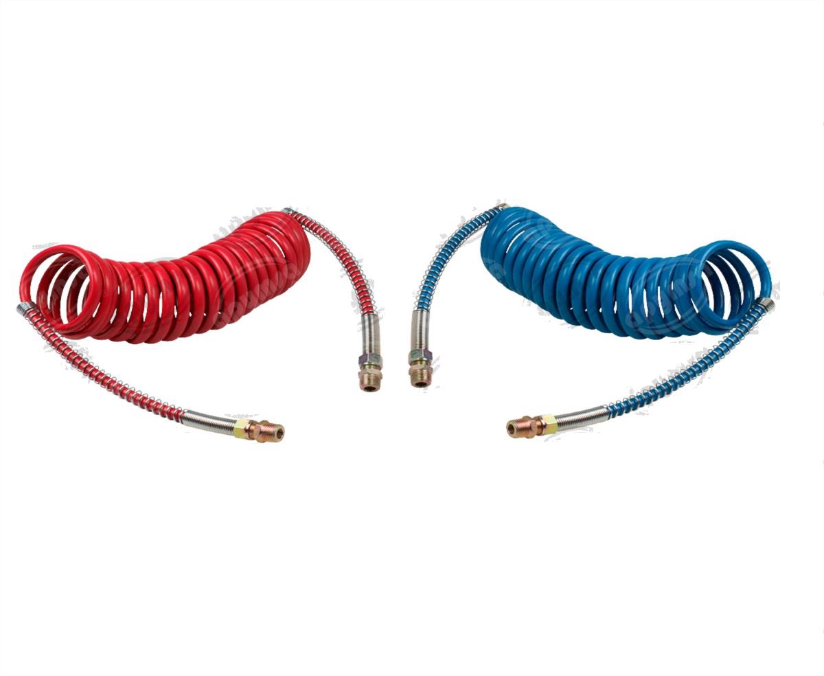 MANGUERA ESPIRAL AZUL Y ROJA 15 PIES BRËSSER-LKW 11-340 