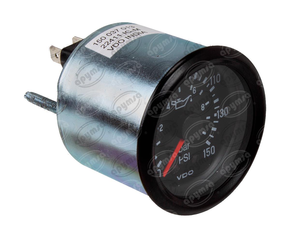 MARCADOR PRESION ACEITE 12V VDO 150-037-013C 