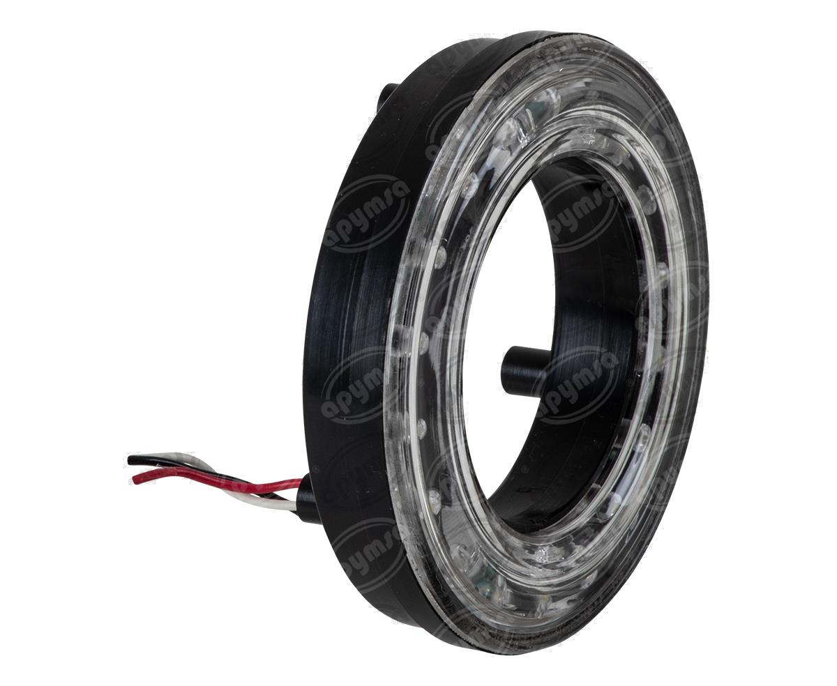PLAFON LEDS MICA TRANSPARENTE TRASERO 18 LEDS LEDS 12V TIPO DONA DINA LINNER, 2 FUNCIONES ALTA-BAJA ICA NACIONAL IR-024CR/ CR-12V 