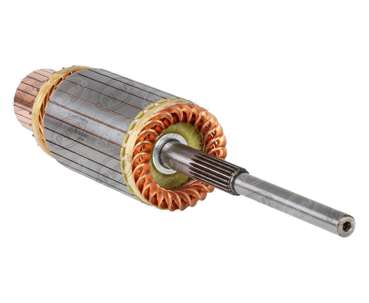 ARMADURA MARCHA DELCO 42MT, DD CW 12V 7.3KW 19D BRËSSER-LKW 21D10173032 