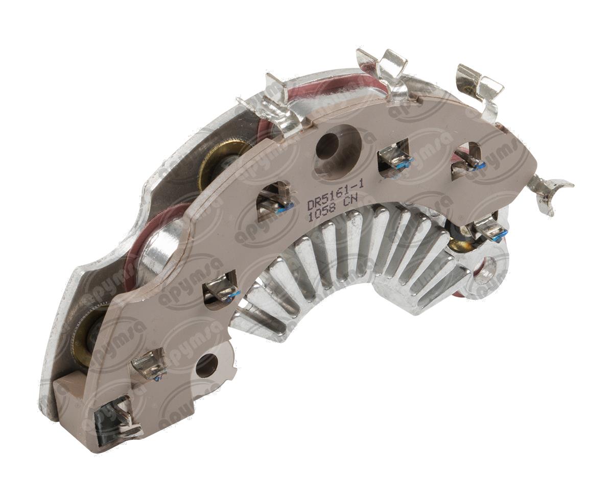 RECTIFICADOR DE CORRIENTE ALTERNADOR DELCO CS-121, CS-130 12V 40A REFORZADO SIN BORNE REWARD DR4000 