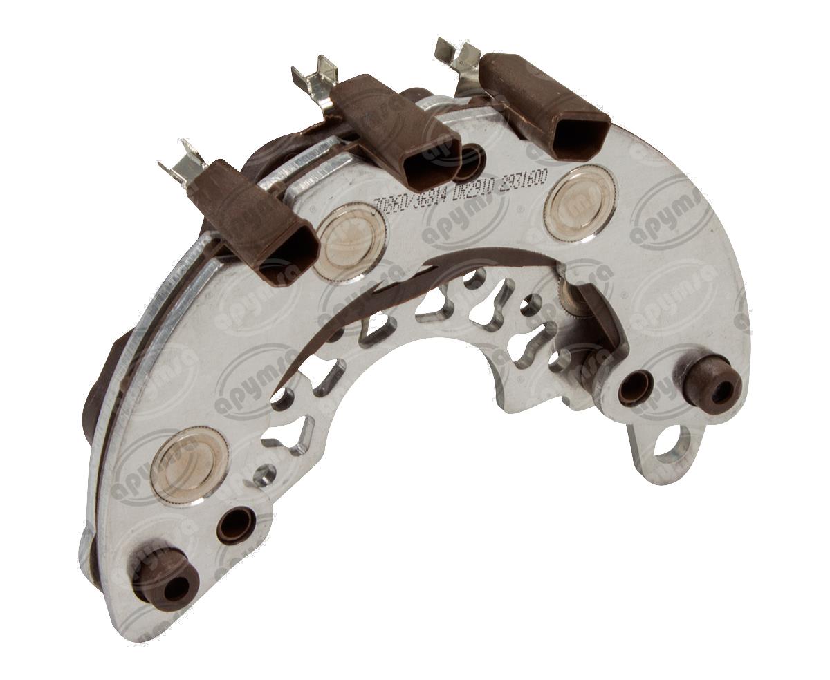 RECTIFICADOR DE CORRIENTE ALTERNADOR DELCO IR/IF 12V 105A CHEVROLET AVEO, PONTIAC G3, REWARD DR2910 