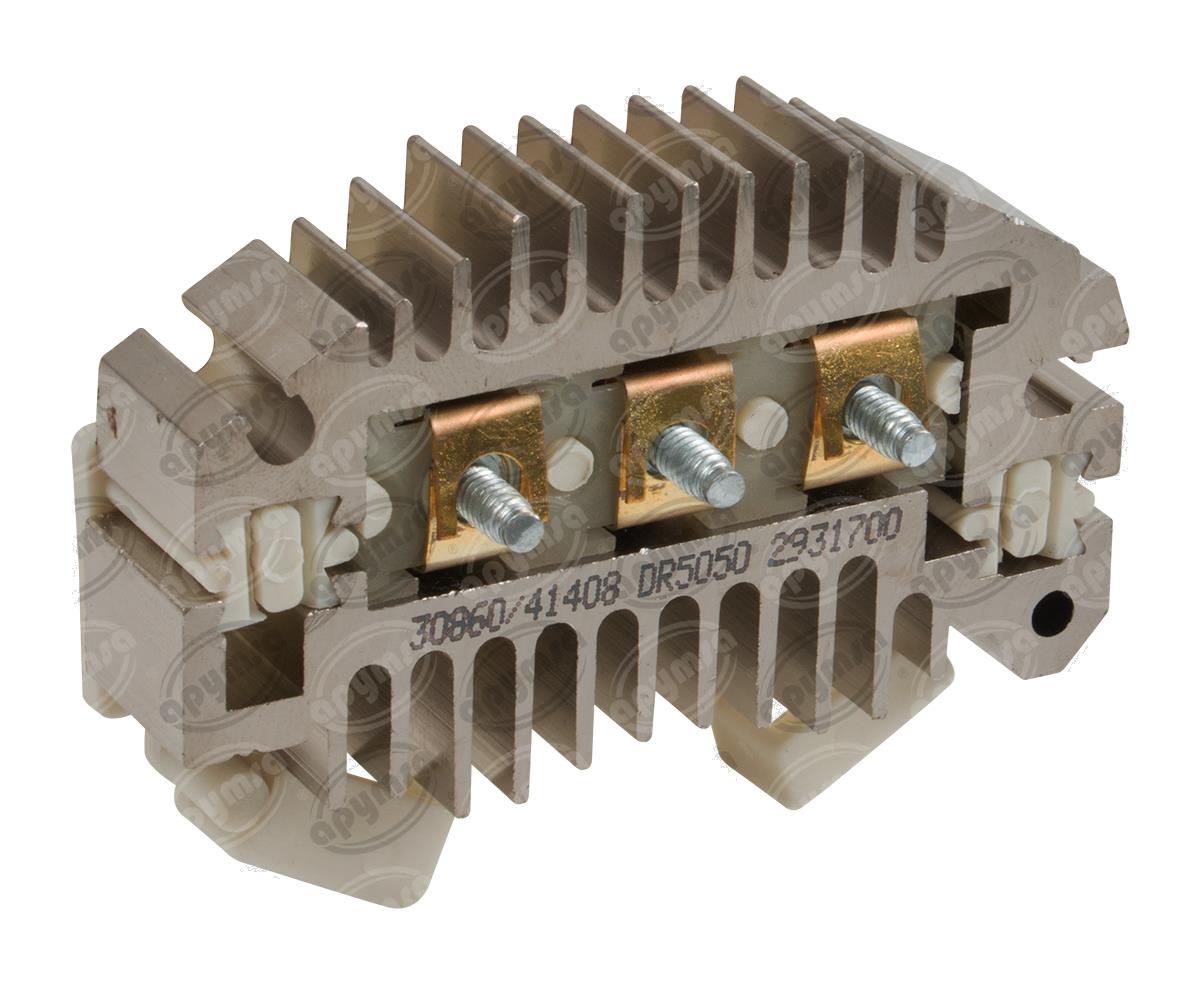 RECTIFICADOR DE CORRIENTE ALTERNADOR DELCO 12SI 12V 56-78A REWARD VALUE STARTER DR5050 