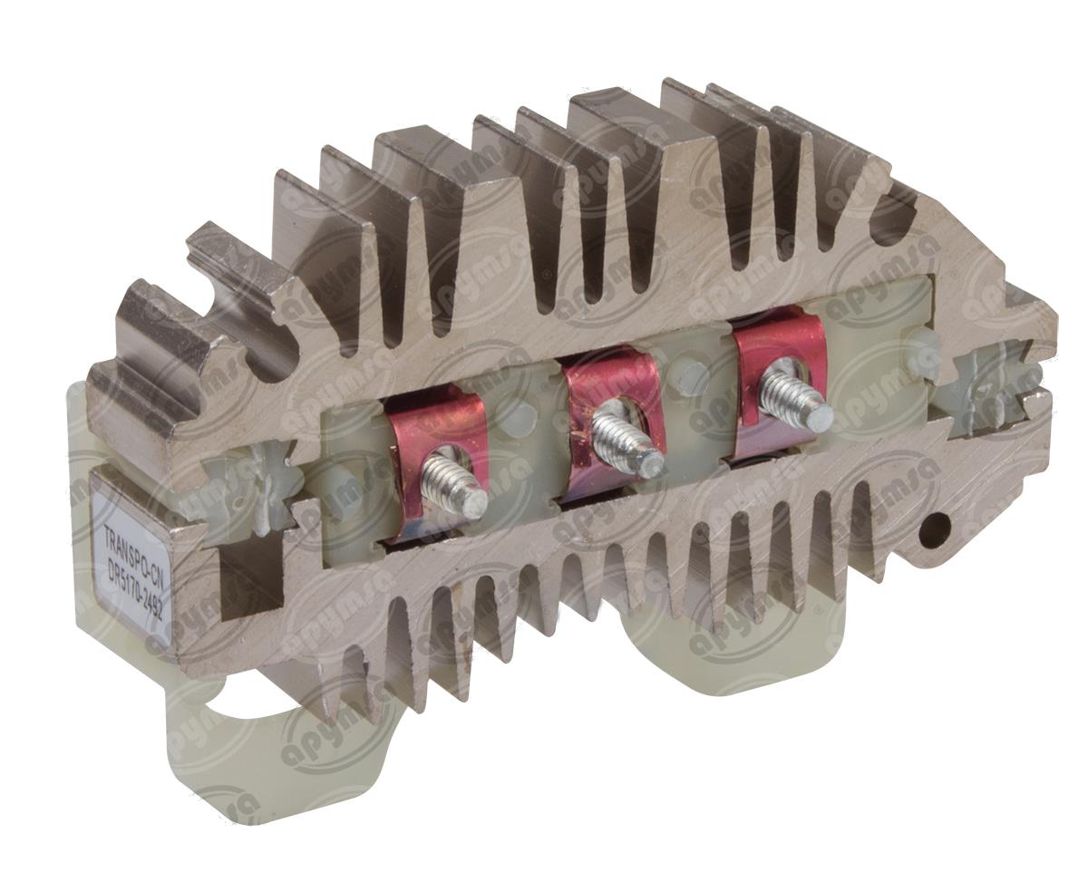 RECTIFICADOR DE CORRIENTE ALTERNADOR DELCO 17SI 12V 97-108A TRANSPO DR5170 