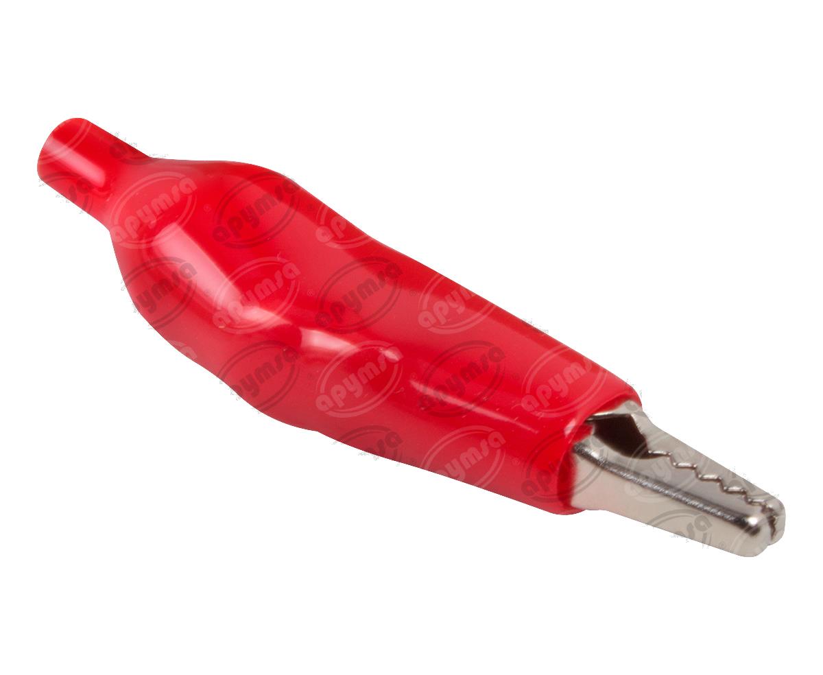 PINZA PRUEBA ROJO MINI FORRADA TIPO CAIMAN IMPORTADO PIN-CAI 