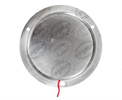 PLAFON SELLADO MICA ROJA TRASERO 4" UNIVERSAL CROMADO ATORNILLABLE PLASTICOS RECORD 967-1 