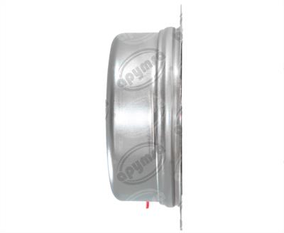 PLAFON SELLADO MICA ROJA TRASERO 4" UNIVERSAL CROMADO ATORNILLABLE PLASTICOS RECORD 967-1 