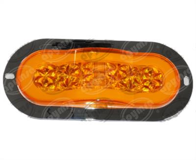 PLAFON LEDS AMBAR 6"" 12-24V 1PZ GEL QBH STAR DIAMANTE 