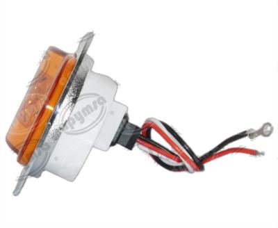 PLAFON LEDS AMBAR 6"" 12-24V 1PZ GEL QBH STAR DIAMANTE 