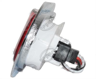 PLAFON LEDS ROJO 6"" 12-24V 1PZ GEL QBH STAR DIAMANTE 