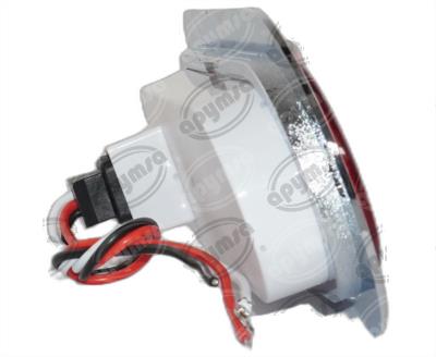 PLAFON LEDS ROJO 6"" 12-24V 1PZ GEL QBH STAR DIAMANTE 