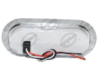 PLAFON LEDS ROJO 6"" 12-24V 1PZ GEL QBH STAR DIAMANTE 