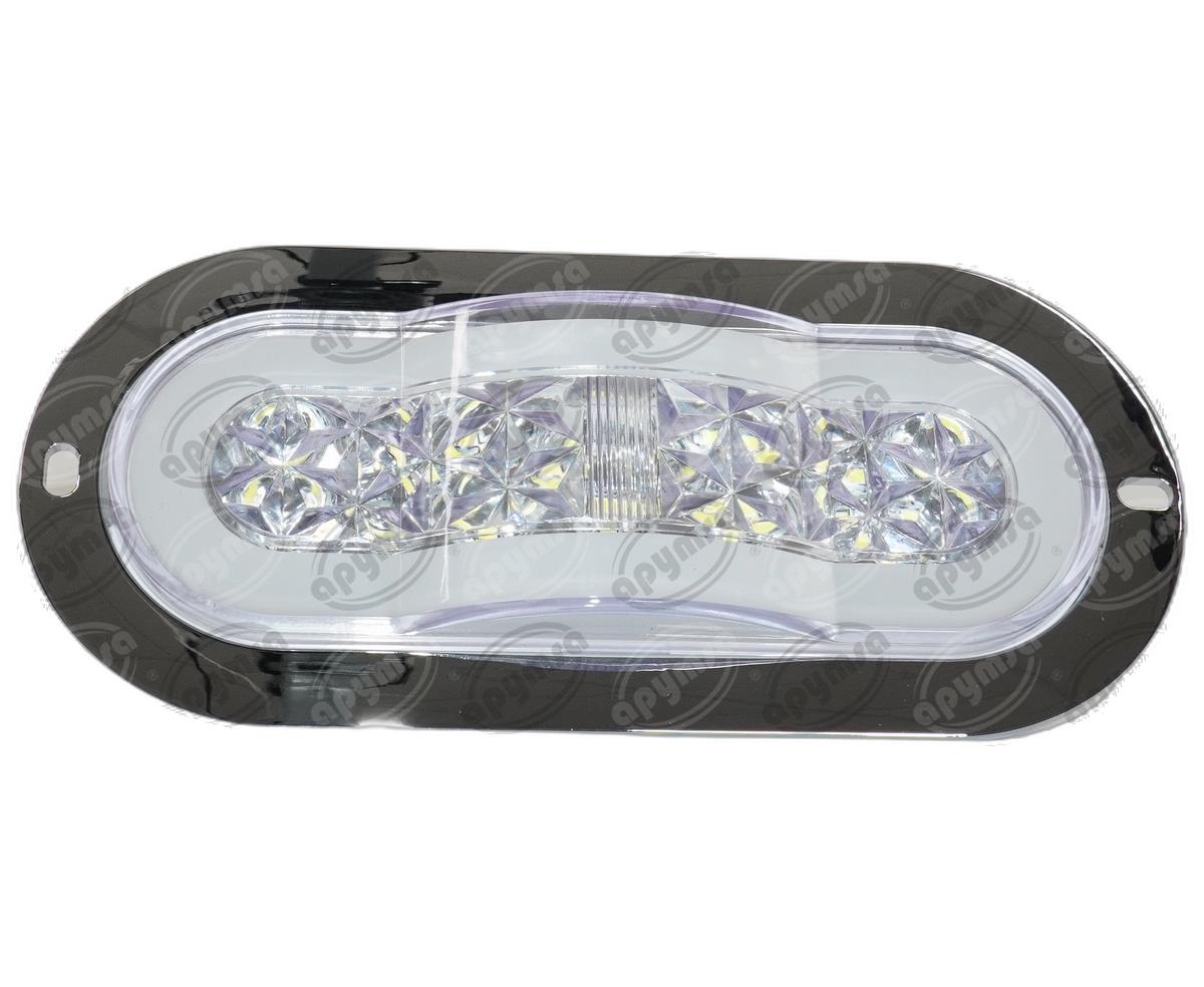 PLAFON LEDS BLANCO 6"" 12-24V 1PZ GEL QBH STAR DIAMANTE 