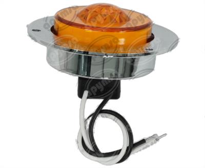 PLAFON LEDS AMBAR 2.5"" 12-24V 1PZ GEL QBH STAR DIAMANTE 