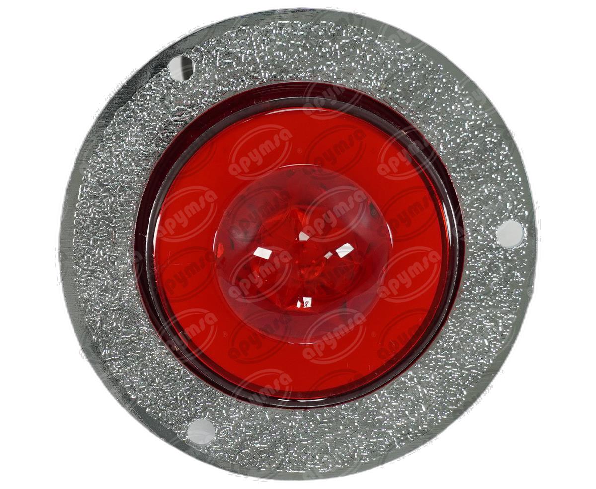 PLAFON LEDS ROJO 2.5"" 12-24V 1PZ GEL QBH STAR DIAMANTE 