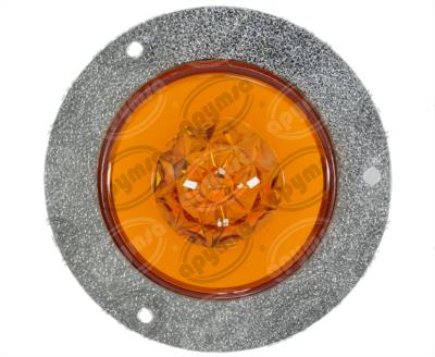 PLAFON LEDS AMBAR 2"" 12-24V 1PZ GEL QBH STAR DIAMANTE 