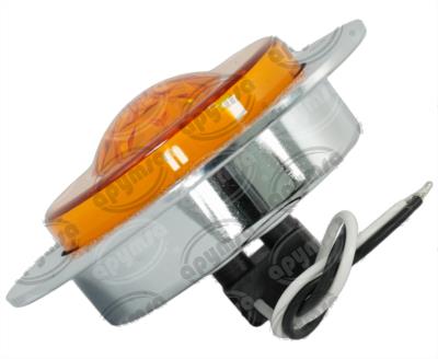 PLAFON LEDS AMBAR 2"" 12-24V 1PZ GEL QBH STAR DIAMANTE 