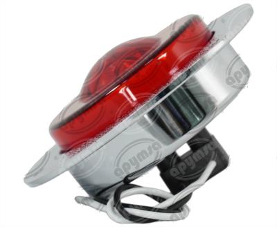 PLAFON LEDS ROJO 2"" 12-24V 1PZ GEL QBH STAR DIAMANTE 