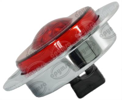 PLAFON LEDS ROJO 2"" 12-24V 1PZ GEL QBH STAR DIAMANTE 