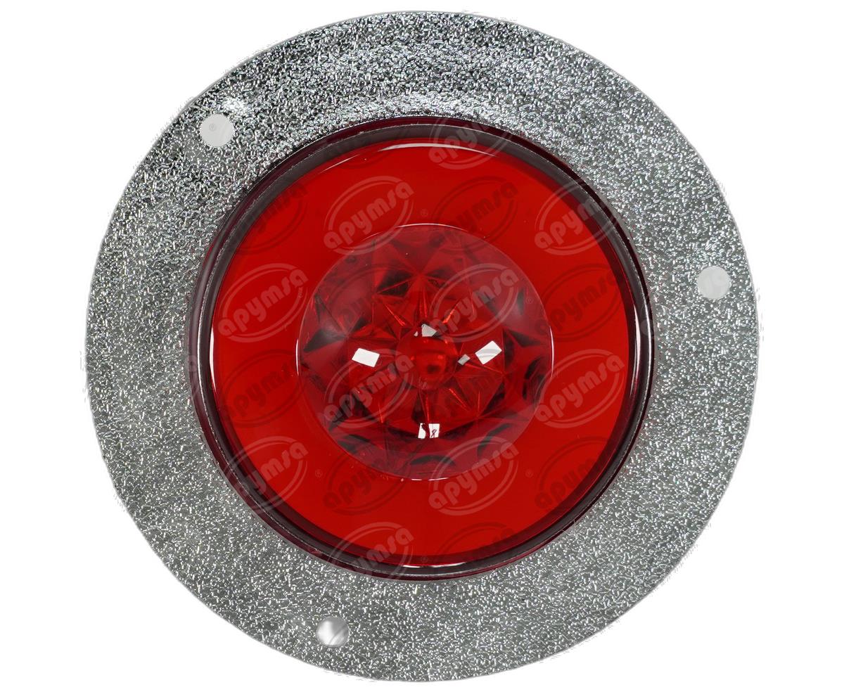 PLAFON LEDS ROJO 2"" 12-24V 1PZ GEL QBH STAR DIAMANTE 