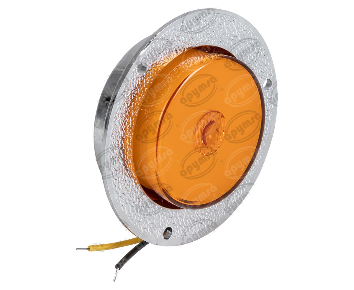PLAFON LEDS AMBAR 12-24V ESTROBO 2" AMBAR NACIONAL GEL13AM 