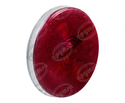 PLAFON SELLADO MICA ROJA TRASERO 4" UNIVERSAL SIN GROMMET Y SIN CONECTOR TRAKTOLAMP 2251-1 