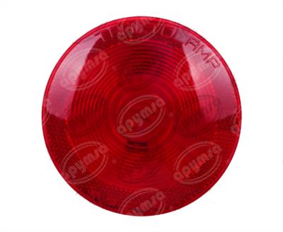 PLAFON SELLADO MICA ROJA TRASERO 4" UNIVERSAL SIN GROMMET Y SIN CONECTOR TRAKTOLAMP 2251-1 