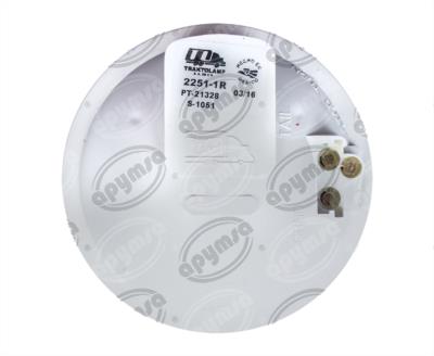 PLAFON SELLADO MICA ROJA TRASERO 4" UNIVERSAL SIN GROMMET Y SIN CONECTOR TRAKTOLAMP 2251-1 