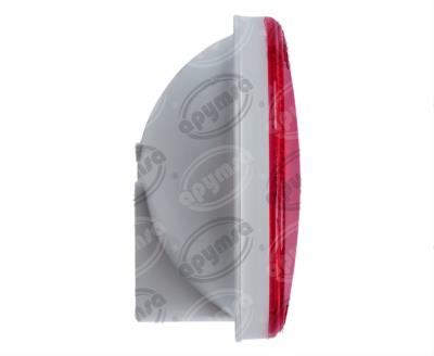 PLAFON SELLADO MICA ROJA TRASERO 4" UNIVERSAL SIN GROMMET Y SIN CONECTOR TRAKTOLAMP 2251-1 