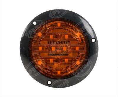 PLAFON LEDS MICA AMBAR TRASERO 4" 14 LEDS 12-24V 110MM ULTRAPLANO NACIONAL PL-273BN04A 