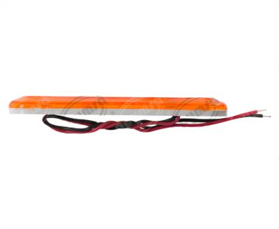 PLAFON LEDS MICA AMBAR LATERAL 3 LEDS 12-24V LATERAL ULTRAPLANO NACIONAL PL-163BBSMA 